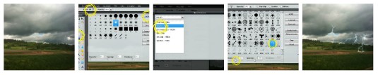 How to Create Lightning in Pixlr...a quick screenshot tutorial